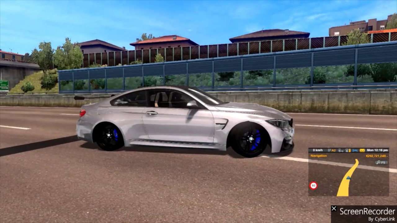 ETS2 BUYING BMW M4 SPORTS CAR WITH TURBO ENGINE