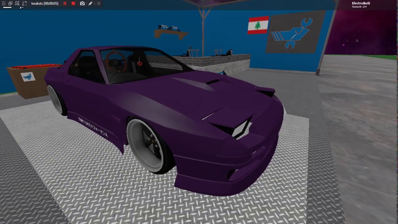 Electro’s 1990 Mazda RX7 Widebody [ROBLOX]