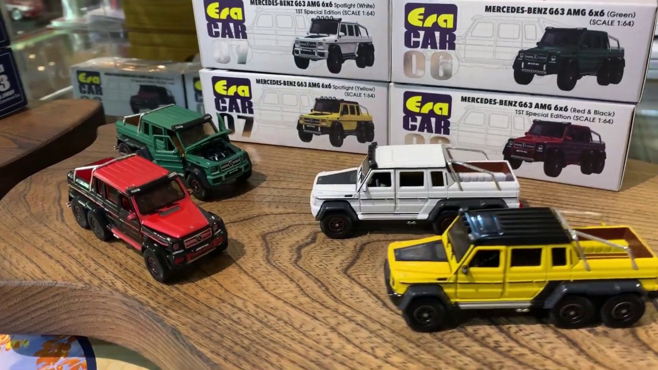 EraCarエラカー1/64 スズキジムニーSuzuki Jimny ＆メルセデスベンツ G63 AMG 6X6　ダイキャストミニカー