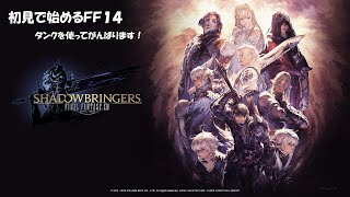 初見で始めるFF14 タンクを使って頑張ります!