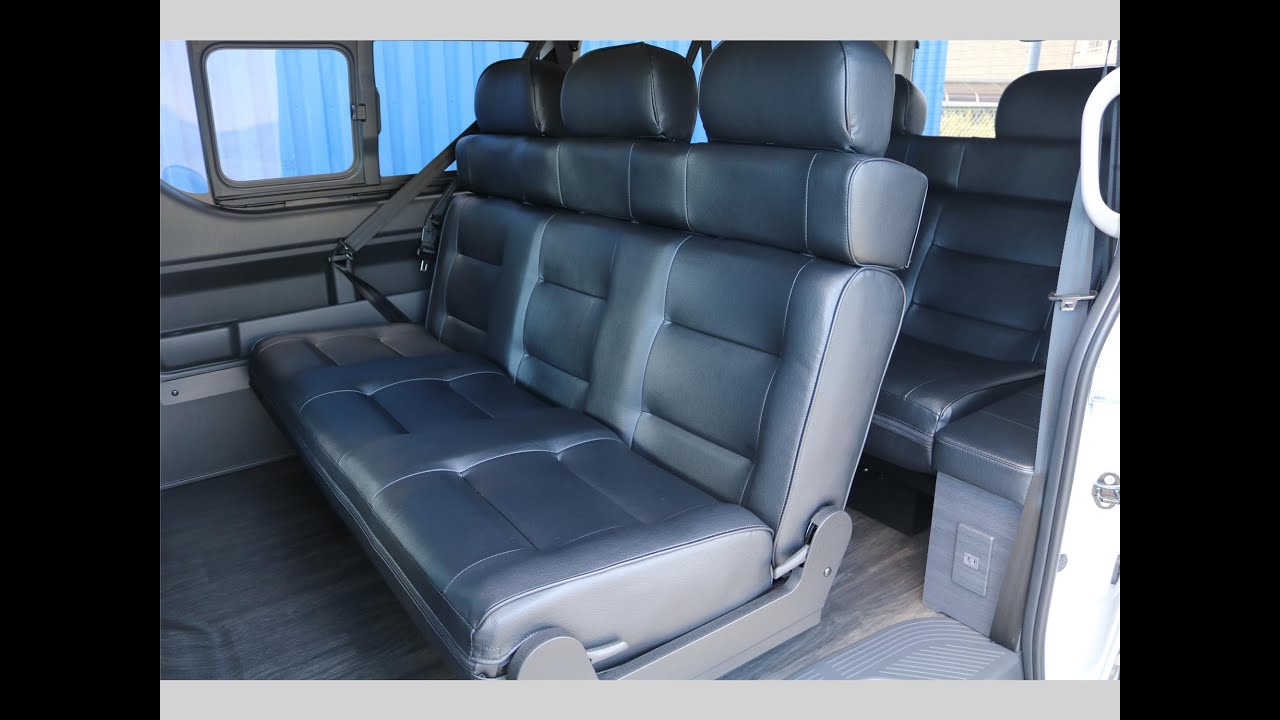 【FLEXハイエース浜松店】☆新車ワゴン10人乗り/4WD、新作内装架装Ver.5 フルフラット内装架装☆ キャンプ・送迎・普段使いとマルチにこなせる万能レイアウト♪