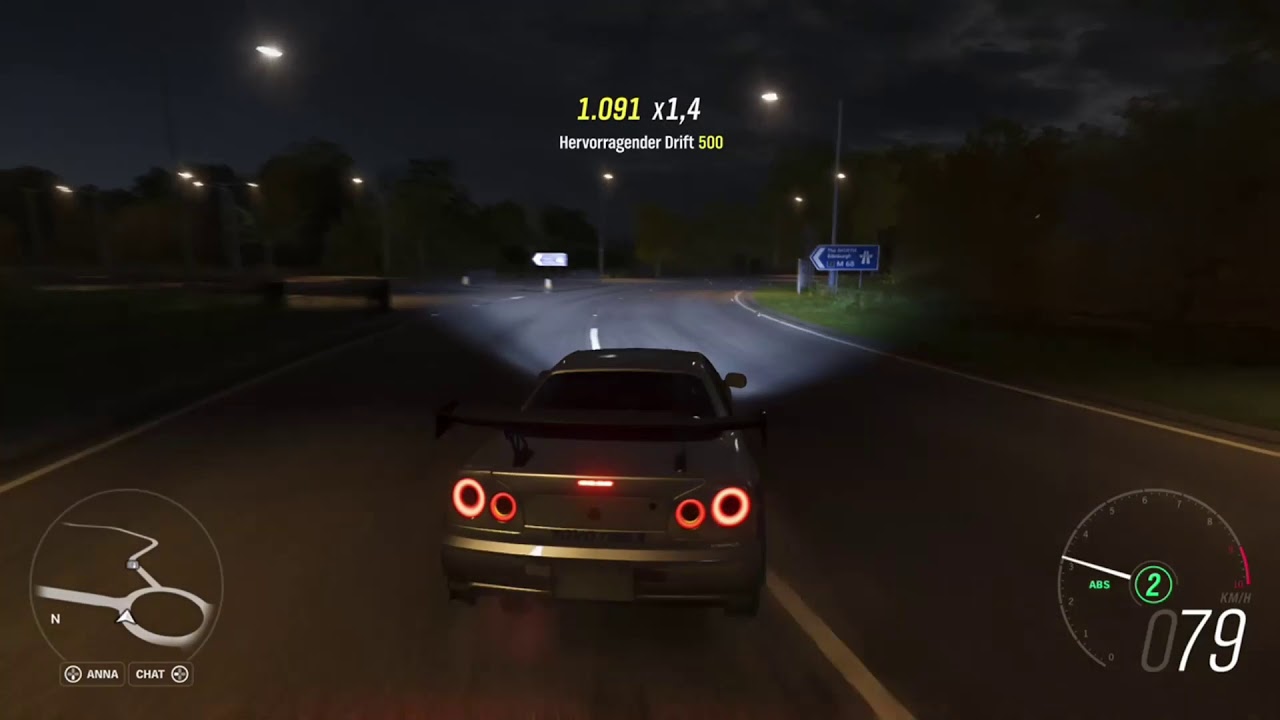 Forza Horizon 4 2 Fast 2 Furious Nissan Skyline GTR R34 Full Tuned Gameplay