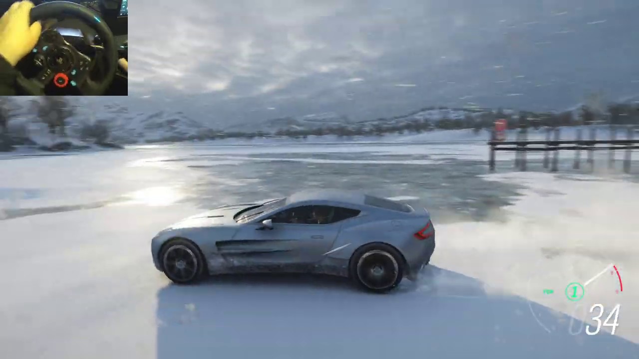 Forza Horizon 4 Aston Martin One – 77 | Logitech g29 + Wheelcam