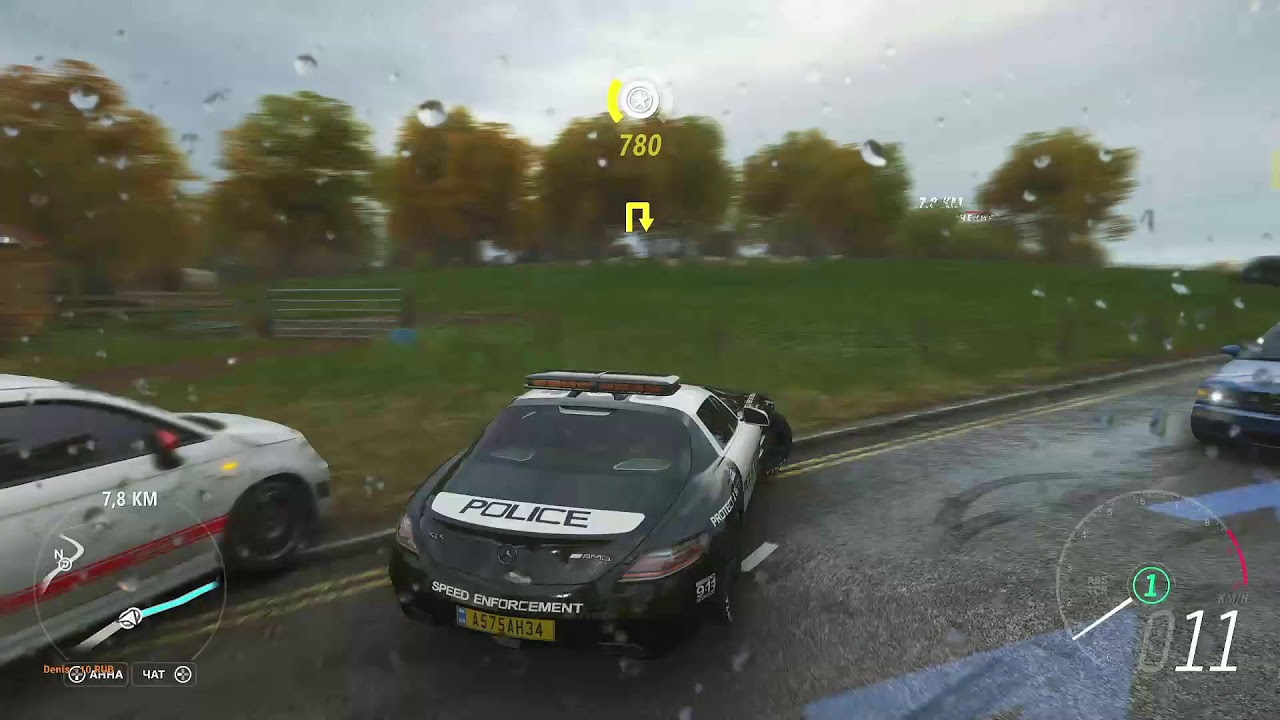 Forza Horizon 4 Mercedes-Benz SLS AMG 2011 POLICE(STREAM) с xbox one X