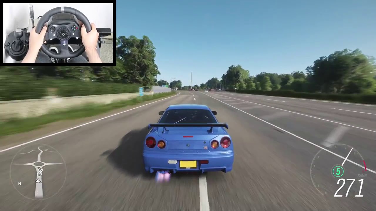 Forza Horizon 4 Nissan Skyline R34 GTR  Gameplay