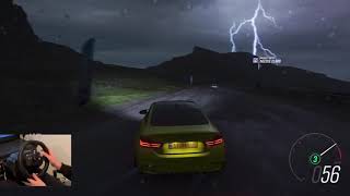 Forza Horizon 4 | Stage 2 BMW M4 vs the Mountain (Steering wheel gameplay)