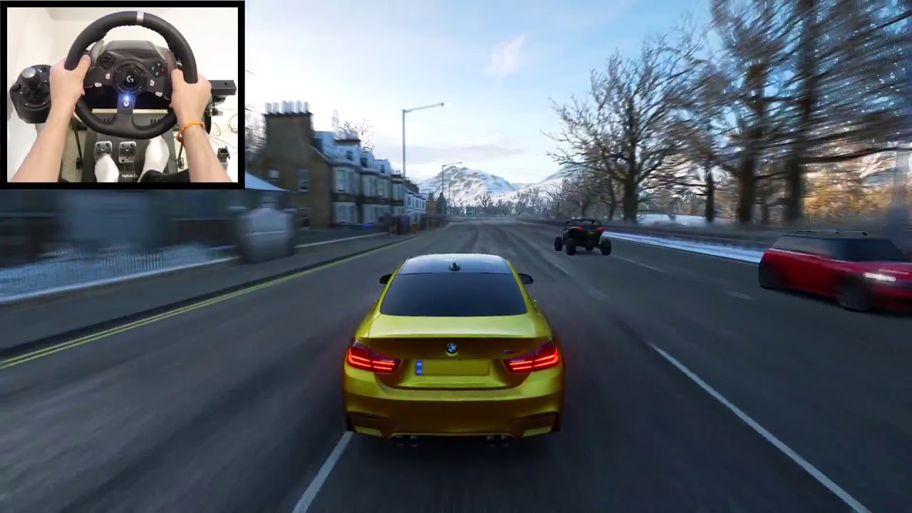 Forza Horizon 4..Drifting BMW M4 in snow