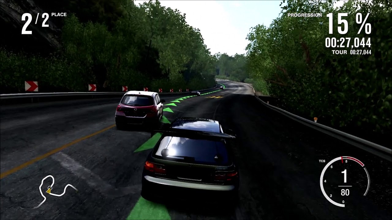 Forza Motorsport 4 :Duel : Honda Civic vs Honda NSX-R sur le Mt Fujimi