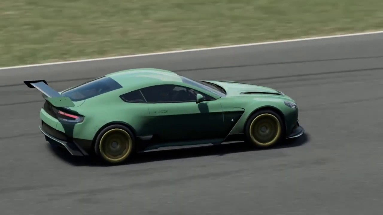 Forza Motorsport 7: Aston Martin Vantage GT12 3-Lap Test At Indianapolis Motor Speedway