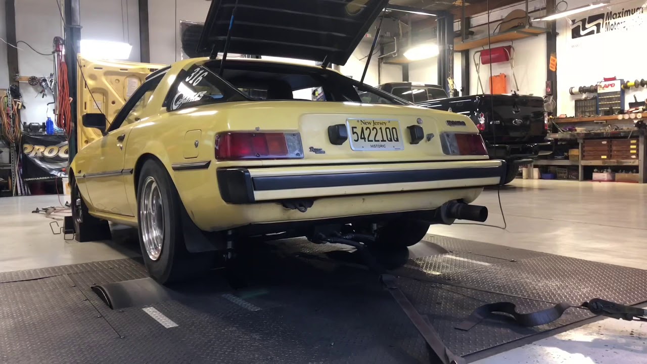 Full time laps of removing the engine from my 1979 mazda rx7 !