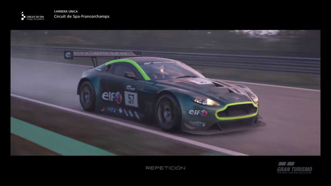 GRAN TURISMO SPORT INTENSISIMA CARRERA CON EL ASTON MARTIN V12 vantage