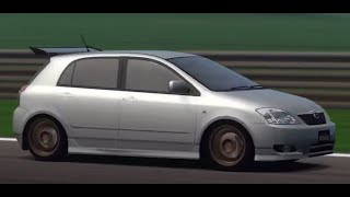 【GT5】 トヨタ カローラ ランクス Z エアロツアラー ’02 【DEMO】,Silver Mica Metallic