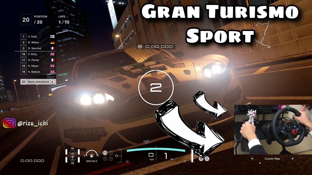 Gran Turismo Sport – Aston Martin V12 Vantage GT3`12 @Tokyo Expressway /Logitech G29 Gameplay