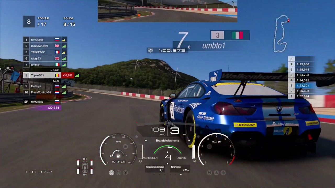 Gran Turismo™SPORT: Endurance Race @ Sardegna GP II | Aston Martin V12 Vantage GT3 | Game sound only