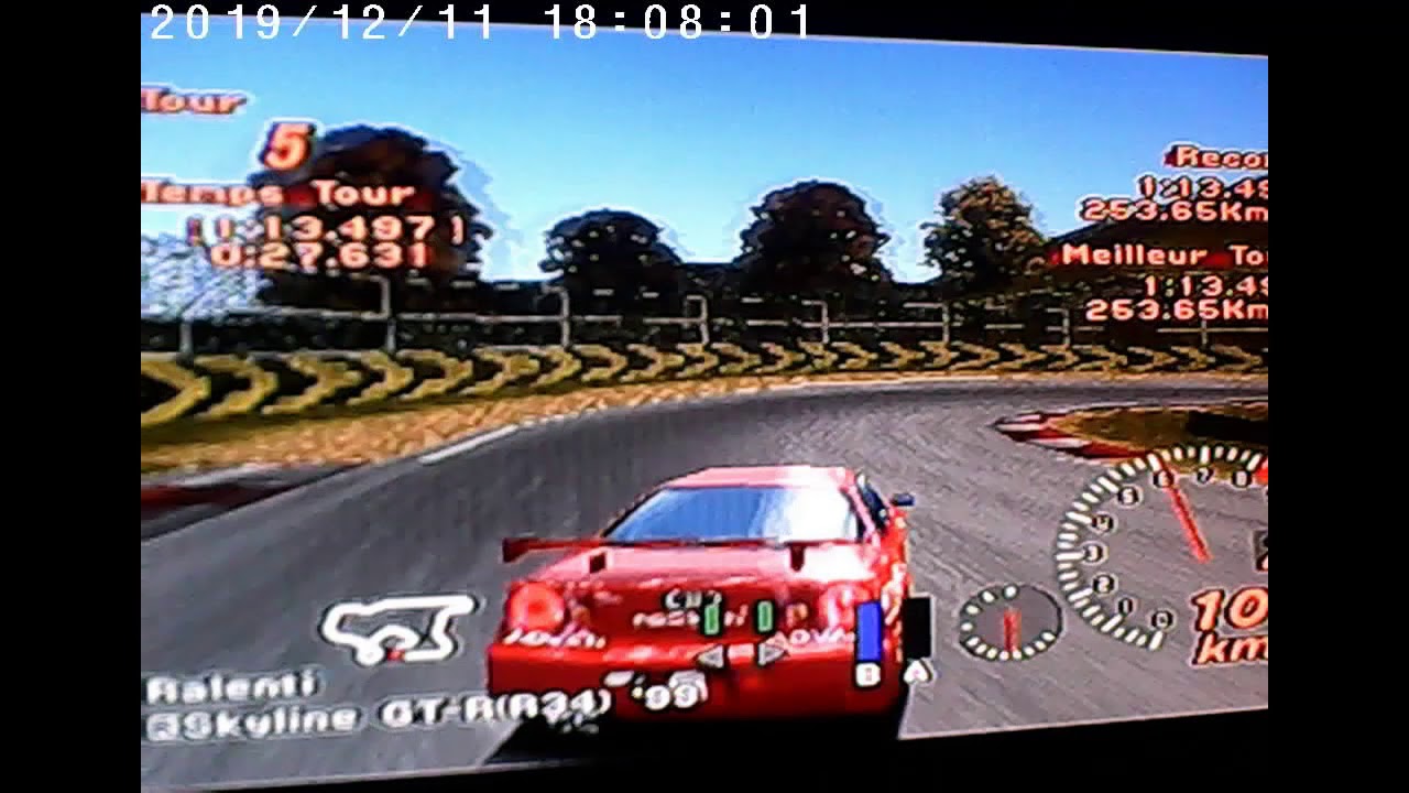 Gran turismo 2 R Nissan GTR R34 777ch Time Attack Hard