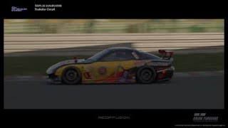 Gran turismo Sport Mazda RX-7 RE Amemiya FD3s Tsukuba Attack + Steup wheel