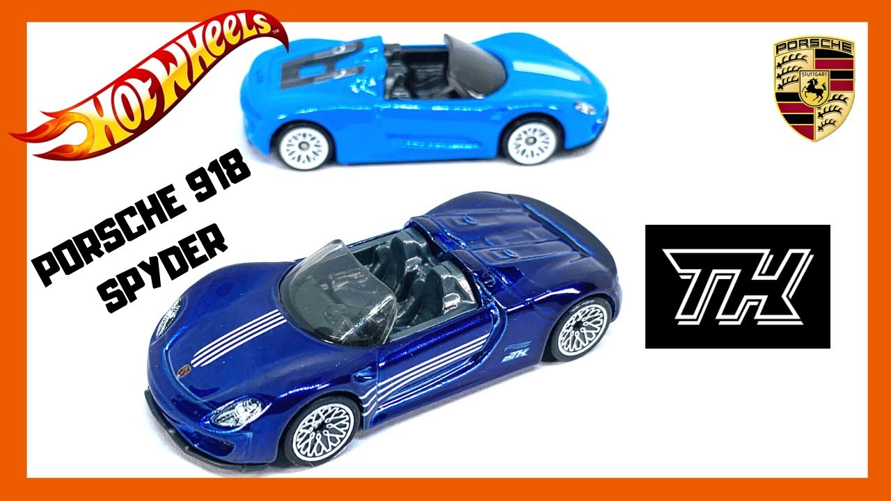 HOT WHEELS Porsche 918 Spyder SUPER TREASURE HUNT & Mainline!!!