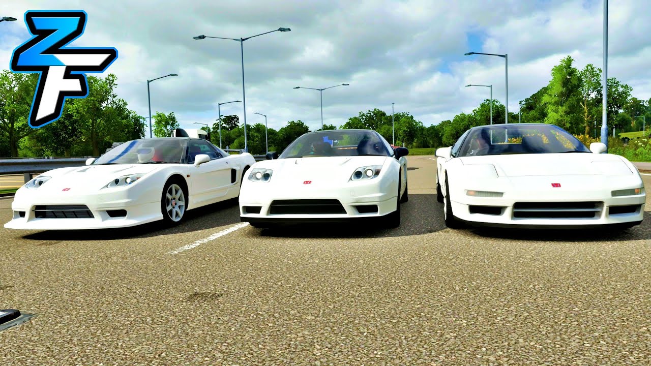 Honda NSX-R (1992) vs Honda NSX-R (2005) vs Honda NSX-R GT (2005) Drag Race! | Forza Horizon 4