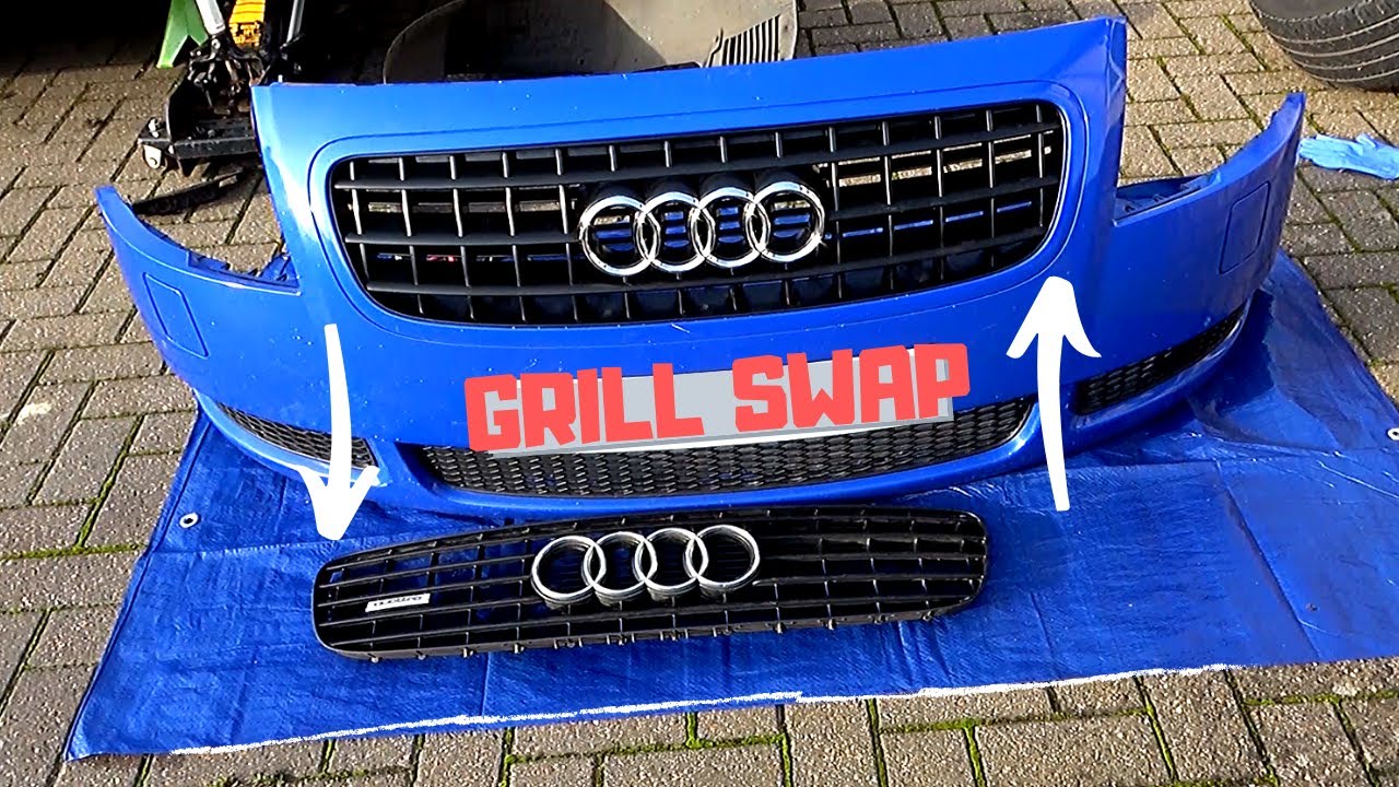How To Swap Upper Bumper Grill On Mk1 Audi TT 8N