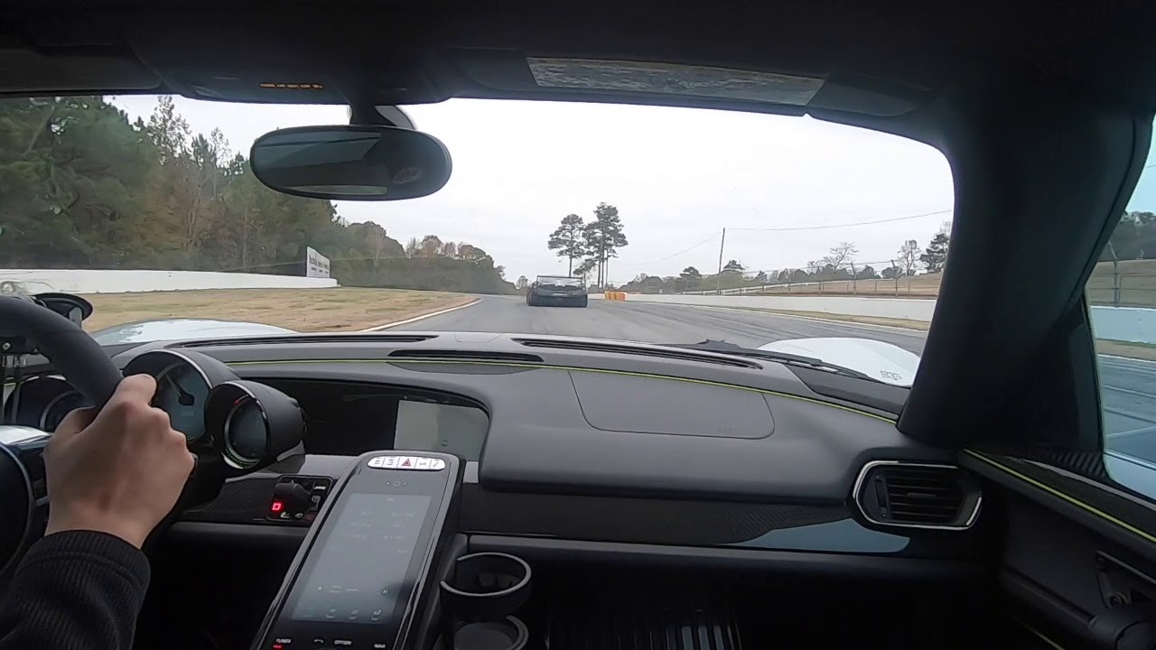 Hypercar Invitational: Alexio in Porsche 918 Weissach following Randy Pobst in Pagani Huayra BC