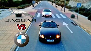 JAGUAR f TYPE vs BMW Z4 – AMAZING DRONE