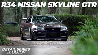 LZ R34 Nissan Skyline GTR Midnight Purple III Vspec Detail Series E1: Decon