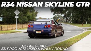 LZ R34 Nissan Skyline GTR Midnight Purple III Vspec Detail Series E5: Products Used & Walk Around