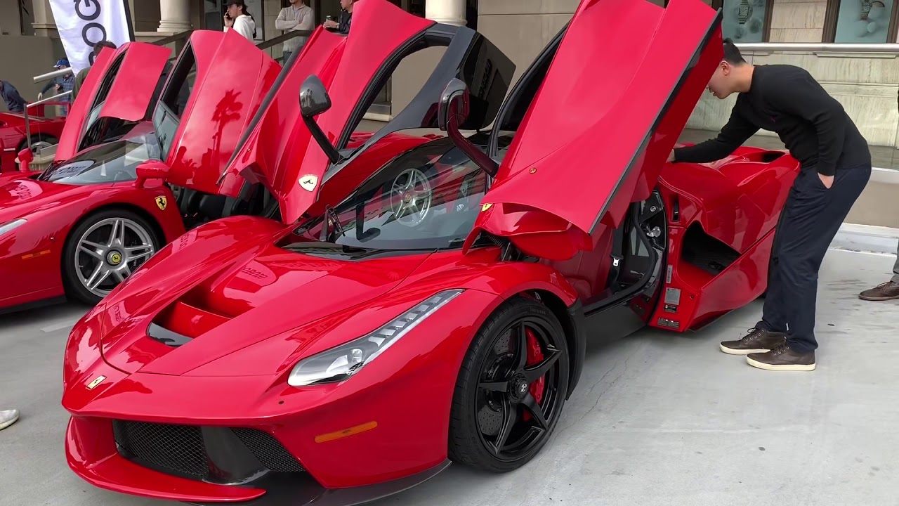 La Ferrari,Bugatti , Porsche 918, lots of amazing cars!  At carsandchronos walnut 12-21-2019