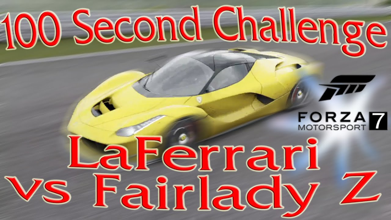 LaFerrari vs a Fairlady Z in Forza 7