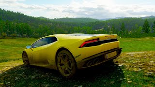 Lamborghini Huracan LP610-4 2014 | Exhaust Cruise + Pov Car | Test Drive | Forza Horizont 4 PC 2019