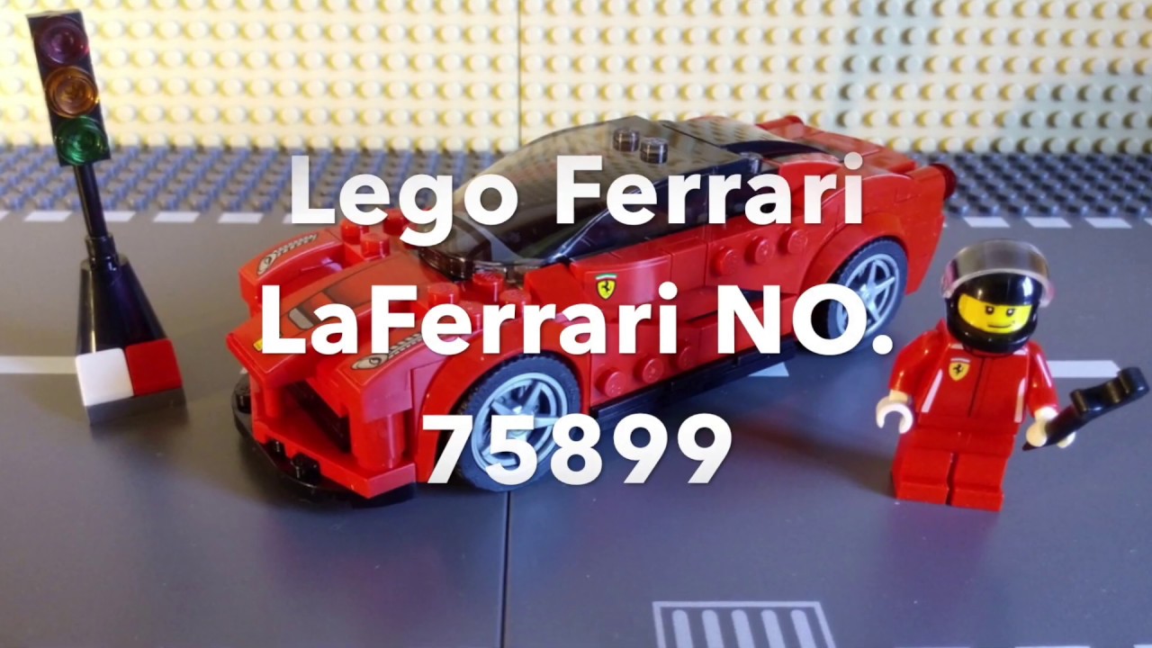 Lego Construction Site: Speed Champions LaFerrari Speed Build 75899
