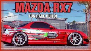 MAZDA RX7 ENGINE SWAPPED RACE BUILD! NEED FOR SPEED HEAT