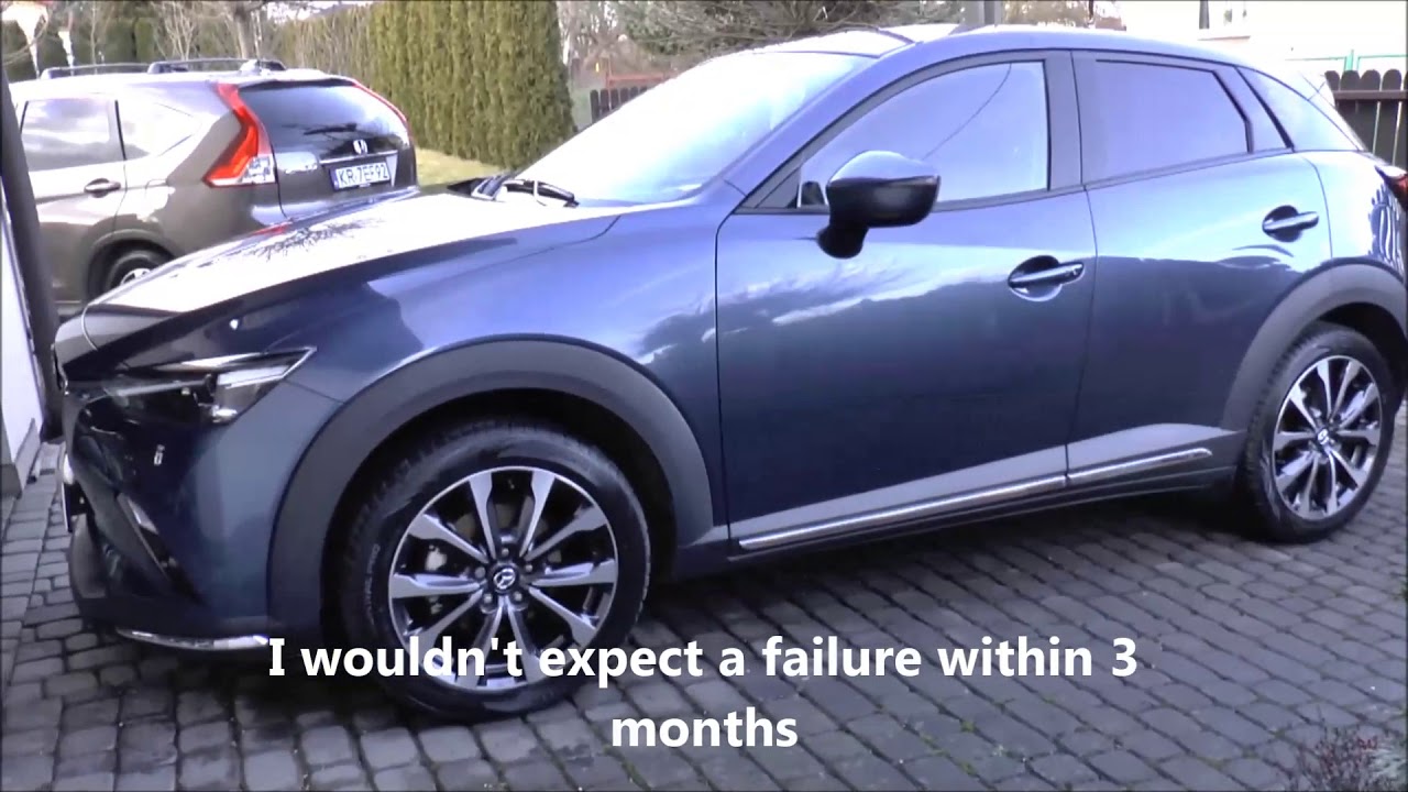 Mazda CX-3 – first fault, knocking sound, coil springs?