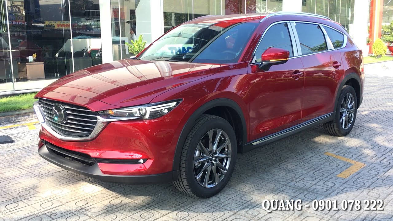 Mazda CX8 - Màu Đỏ - Tặng Bảo Hiểm + Phụ Kiện + Giảm tiền mặt. Liên hệ Mazda Gò Vấp 0901 078 222