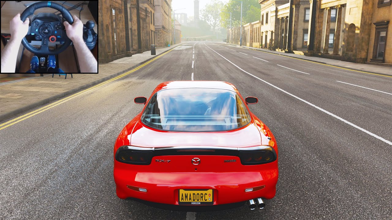 Mazda RX-7 - Forza Horizon 4 (Logitech G29 + Shifter) Gameplay