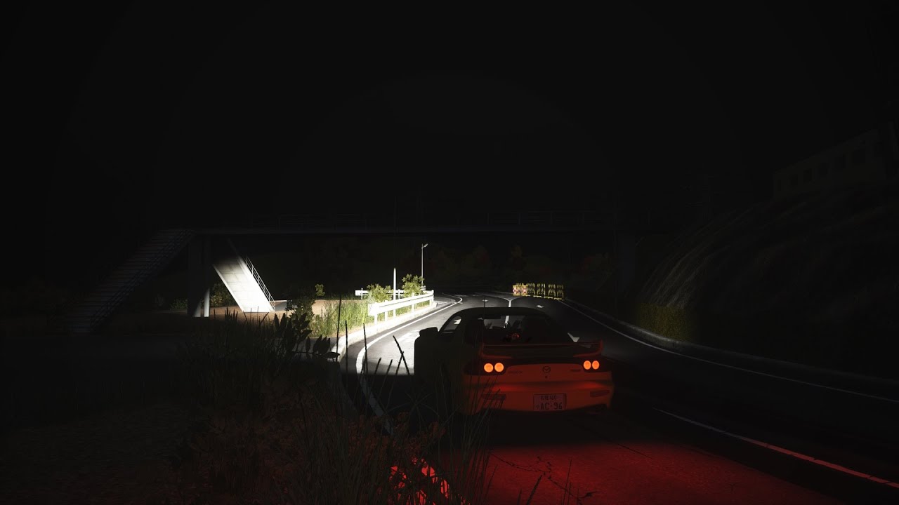 Mazda RX7 FC3S – Hakone Turnpike Downhill + Uphill – Assetto Corsa