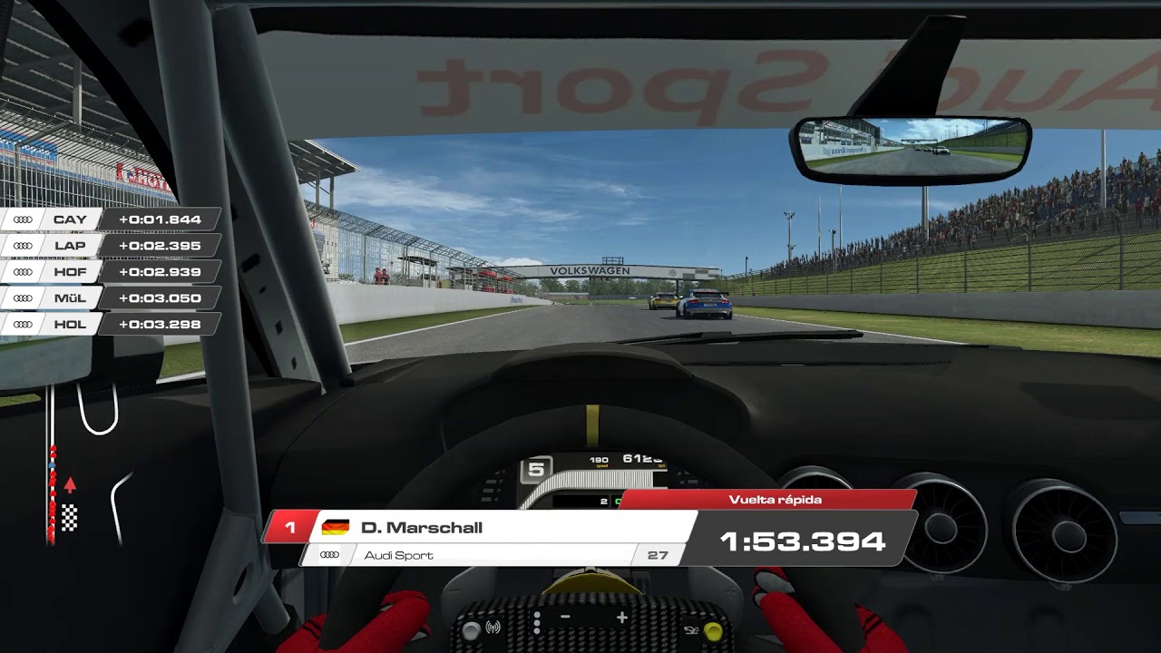 Motorsport Arena Oschersleben Audi TT Cup – Cockpit View