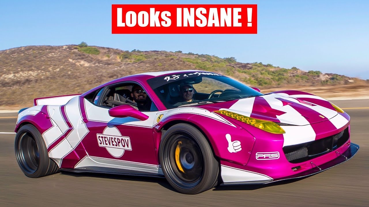 My Widebody 458 Ferrari is Looking INSANE!  First Drive with New JDM Wrap!