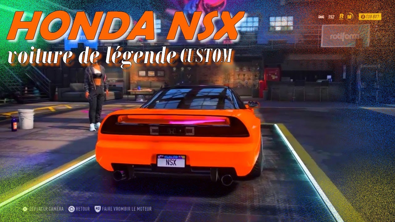 [NEED FOR SPEED HEAT] CUSTOMIZATION HONDA NSX (voiture de légende!!)