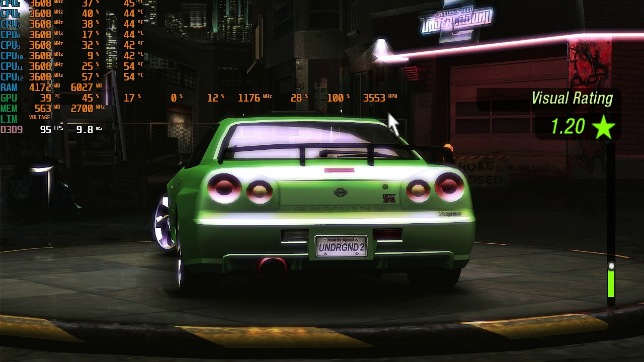 Need For Speed Underground 2 PC Nissan Skyline R34 GTR