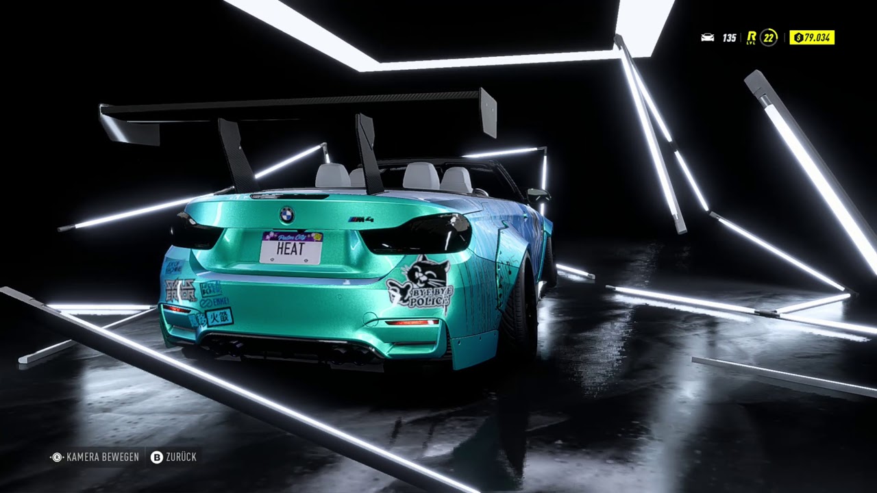 Need for Speed™ Heat BMW M4 Cabrio ’17 Design view