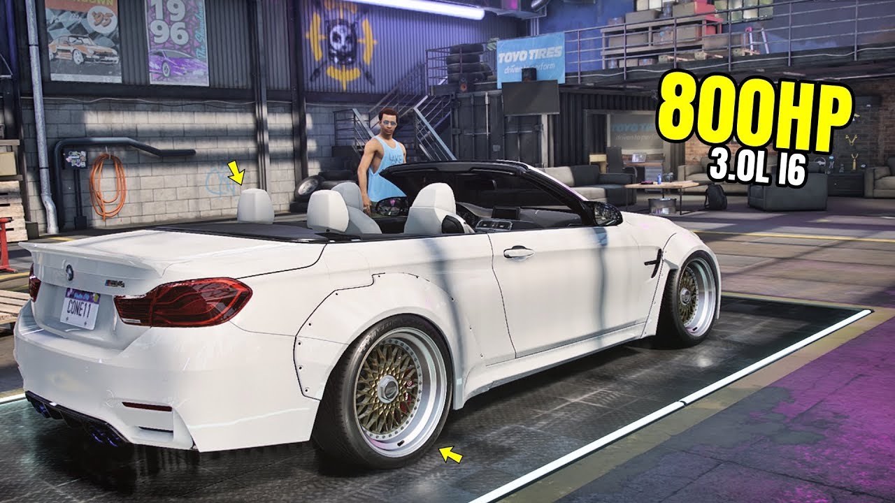 Need for Speed Heat Gameplay – 800HP BMW M4 CONVERTIBLE Customization | Max Build