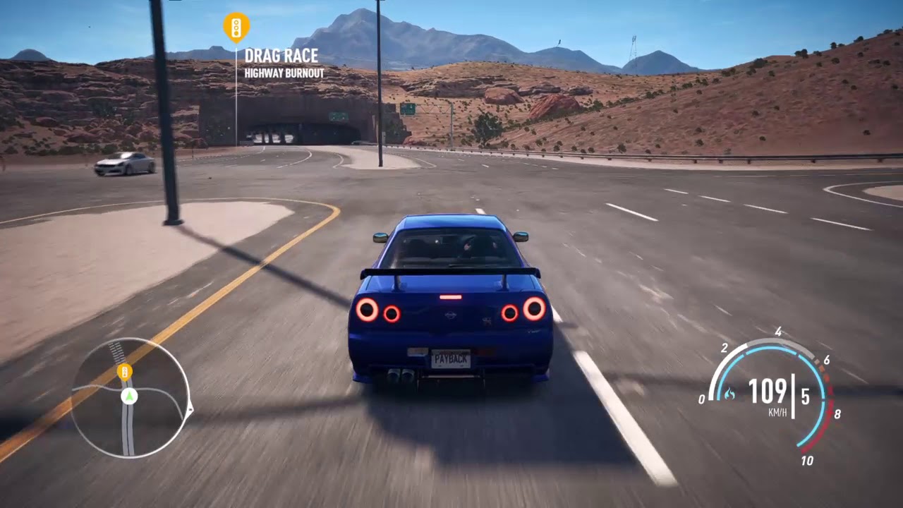 Need for Speed™ | Nissan Gtr R34 Exhaust Sound | Open World Gameplay