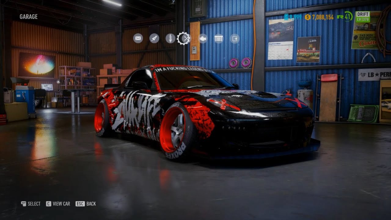 Need for Speed Payback | NFS Payback| – Mazda RX7 Customization and Wrap design