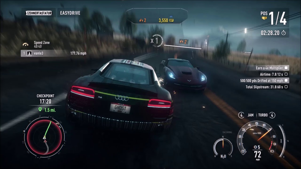 Need for Speed: Rivals – Audi R8 Coupe V10 Plus gameplay (Fully Upgraded)