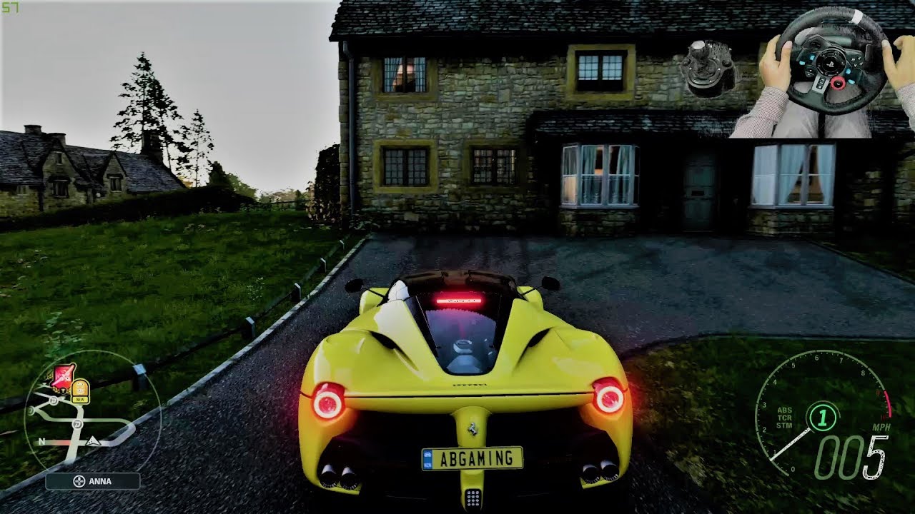 Night Mod Forza Horizon 4 Ferrari LaFerrari Logitechg29 Gameplay