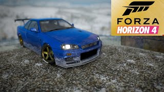 Nissan GTR R34 Skyline Drift   Forza Horizon 4 #8 OZ6UR K