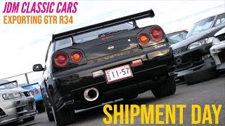 Nissan Skyline GTR R34 Vspec 2 I shipment day I Export jdm cars to USA I Jdm sport cars for sale