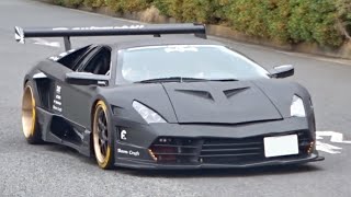 【大黒PA】スーパーカー加速サウンド／Supercars sound in Japan. Crazy Murcielago, Aventador, GT3RS, Mansory458, more‼️
