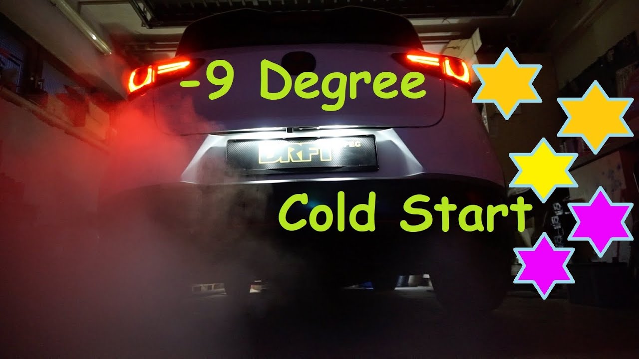 Project Mazda CX-3  —  Cold Start at -9 Degrees